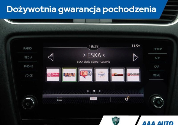 Skoda Octavia cena 49000 przebieg: 164363, rok produkcji 2018 z Ogrodzieniec małe 232